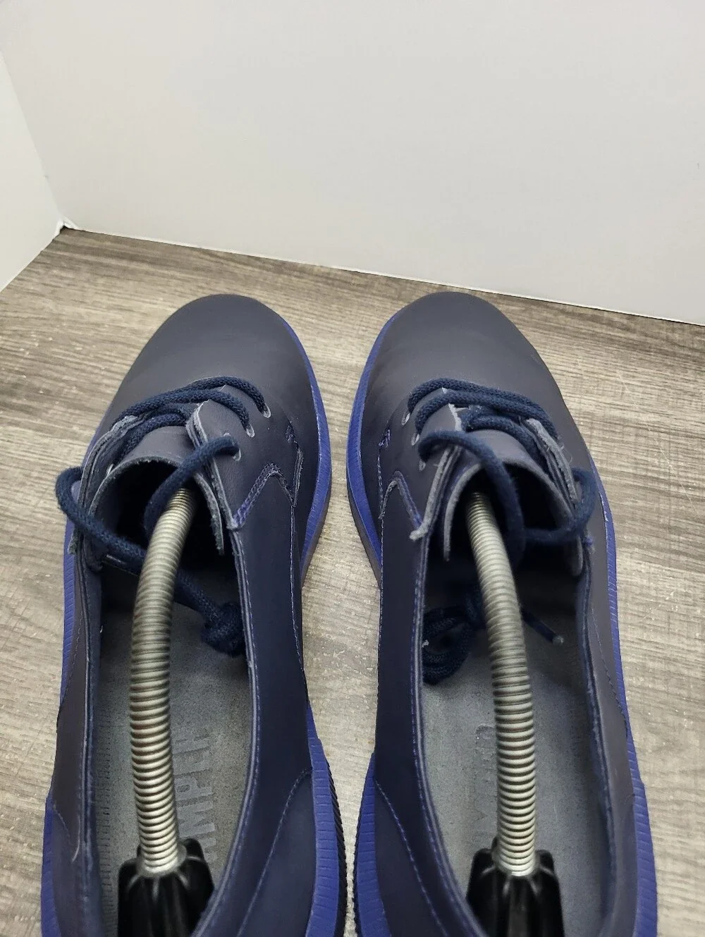 Camper Bill Blue Plain Toe Lace-Up Oxford Shoes Size EU 44 US Mens 10.5